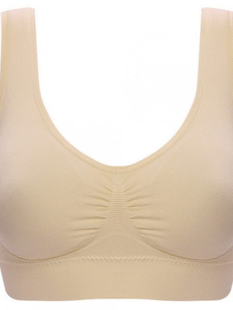 Women Yoga Tank Tops Sports Bra Workout Fitness Running Crop Top - Image 4