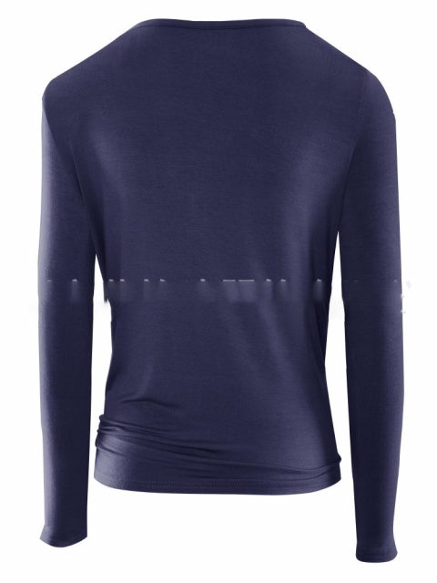 Nice-Forever Winter Women Pure Color Bandage Casual T-Shirts Loose Shift Female Tees Tops T057 - Image 3