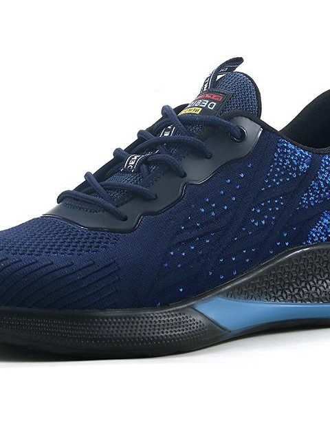 Men Work Safety Shoes Anti-Puncture Working Sneakers Male Indestructible Work Shoes Men Boots Lightweight Men Shoes Safety Boots - Image 8