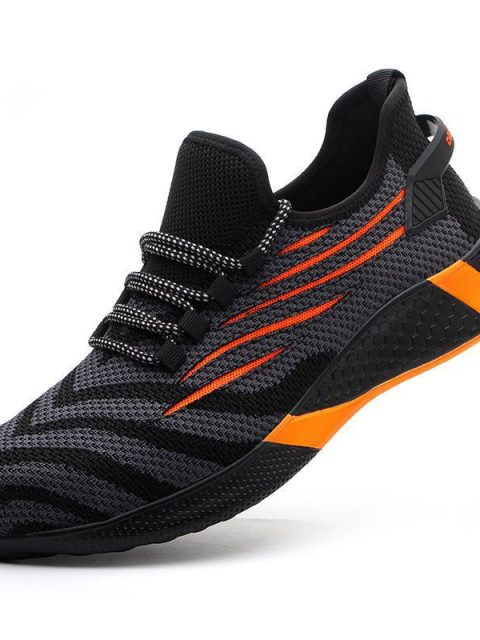 Men Work Safety Shoes Anti-Puncture Working Sneakers Male Indestructible Work Shoes Men Boots Lightweight Men Shoes Safety Boots - Image 3