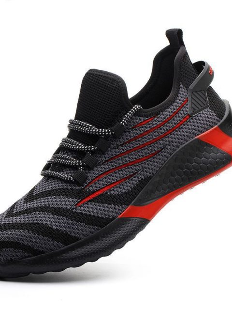 Men Work Safety Shoes Anti-Puncture Working Sneakers Male Indestructible Work Shoes Men Boots Lightweight Men Shoes Safety Boots - Image 4