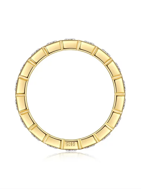 Smyoue Each 3*4mm 0.3CT GRA Certified Moissanite Ring for Women Full Eternity Bands Emerald Cut Pure Silver 925 Wedding Band - Image 15